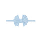 Dusty Blue Baby Bling® Baby FAB® Skinny soft nylon bow headband: