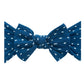 Mocha/White Dot: Baby Bling® Shabby Dot Knot soft nylon headband