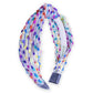 Kids Knot Headband - Confetti Hair Accessories for Girls: Silver