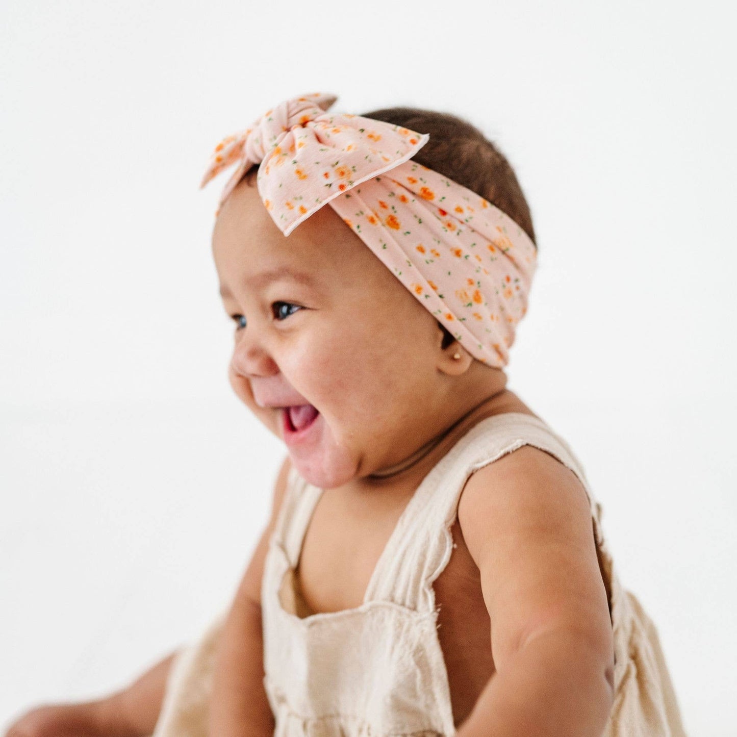Baby Bling® Printed Knot: Pink Rose