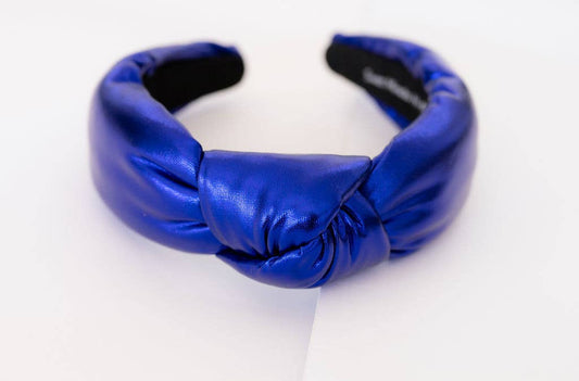 Iridescent USA Headbands: Blue