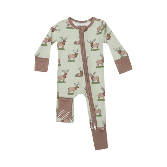 Elk- Two Way Zipper Romper Pajama