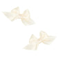 Cream 2pk Satin Baby Bloom Clips