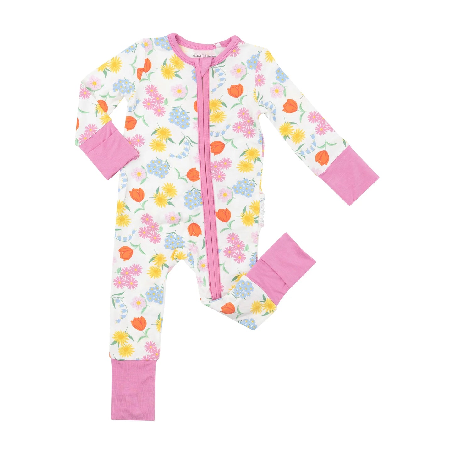 Freshly Picked Floral- Two Way Convertible Zipper Pajamas