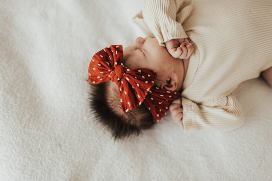 PATTERNED SHABBY KNOT: sienna dot