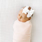 Ivory: Baby Bling® Baby FAB® Skinny soft nylon bow headband