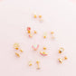 Blakely ButterflyScrewback Stud Earrings