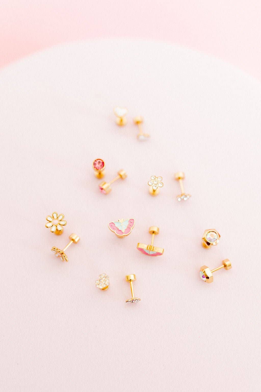 Blakely ButterflyScrewback Stud Earrings