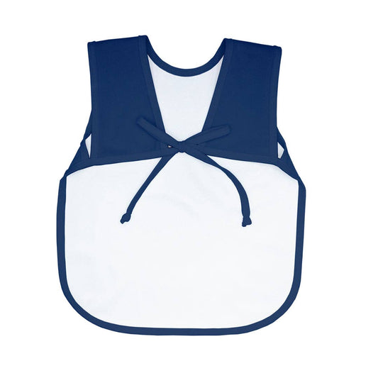 Solid Navy Blue Minimalist Bapron: Toddler (6m-3T)