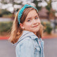 Kids Knot Headband - Confetti Hair Accessories for Girls: Silver
