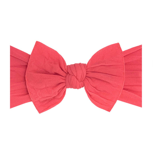 Salmon Baby Bling® The Original Knot soft nylon headband: