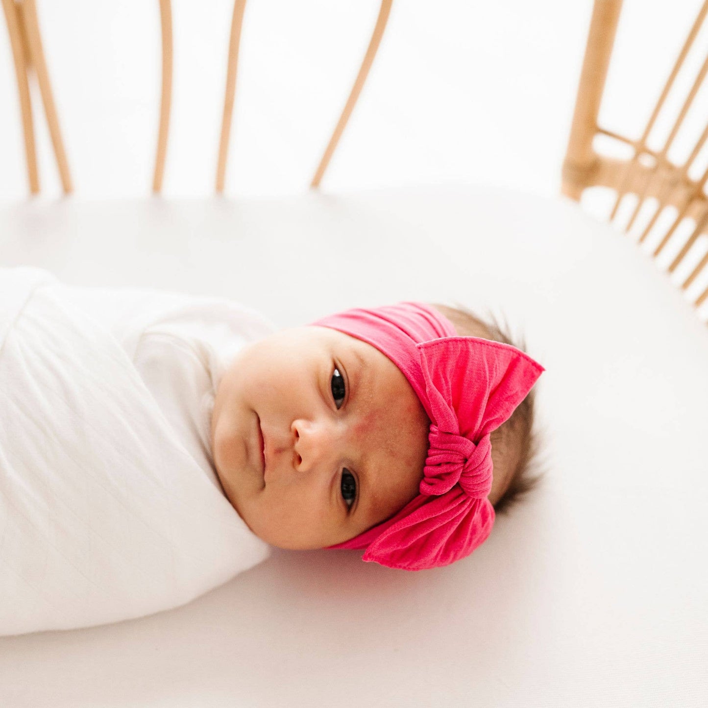 Baby Bling® The Original Knot soft nylon headband: Neon purple