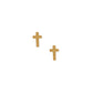 Catherine Cross Screwback Stud Earrings