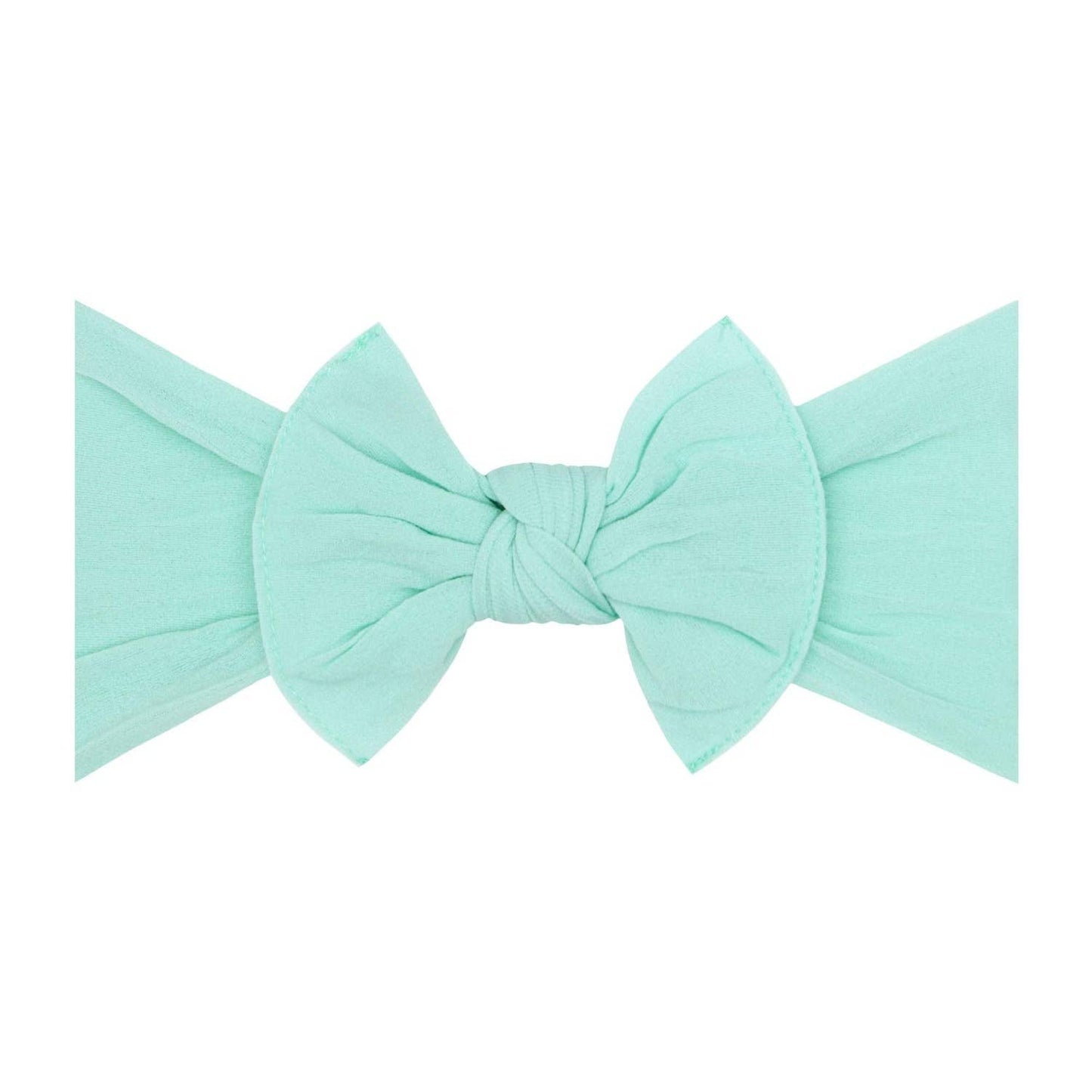 Seafoam Baby Bling® The Original Knot soft nylon headband:
