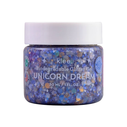 Unicorn Dream - Klee Biodegradable Glitter Gel,  1 oz: Unicorn Dream