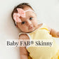 Ivory: Baby Bling® Baby FAB® Skinny soft nylon bow headband