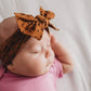Sage/White Dot: Baby Bling® Shabby Dot Knot soft nylon headband