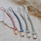 Itzy Ritzy Sweetie Strap™ Silicone One-Piece Pacifier Clips: Buttercream