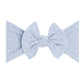 Putty/White dot Baby Bling® Shabby Dot Knot soft nylon headband: