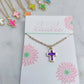 Colorful Cross Necklace, Child size (adjustable)