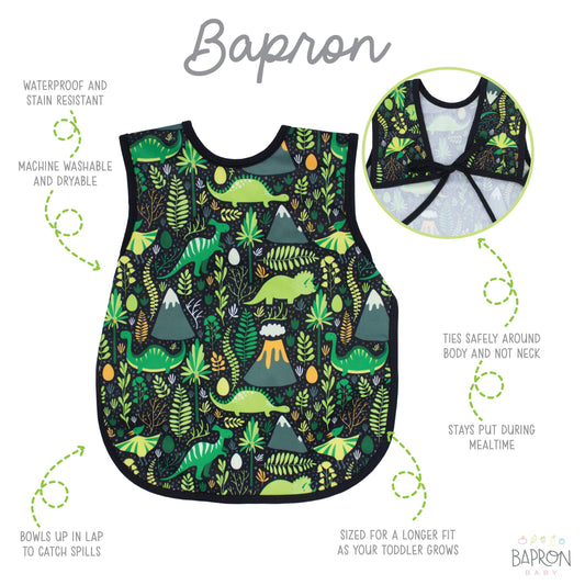 Dino Days Bapron: Toddler (6m-3T)