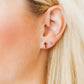 Catherine Cross Screwback Stud Earrings
