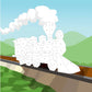 Kids: Trucks, Trains & More Paint by Sticker