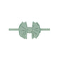 Coral Baby Bling® Baby FAB® Skinny soft nylon bow headband: