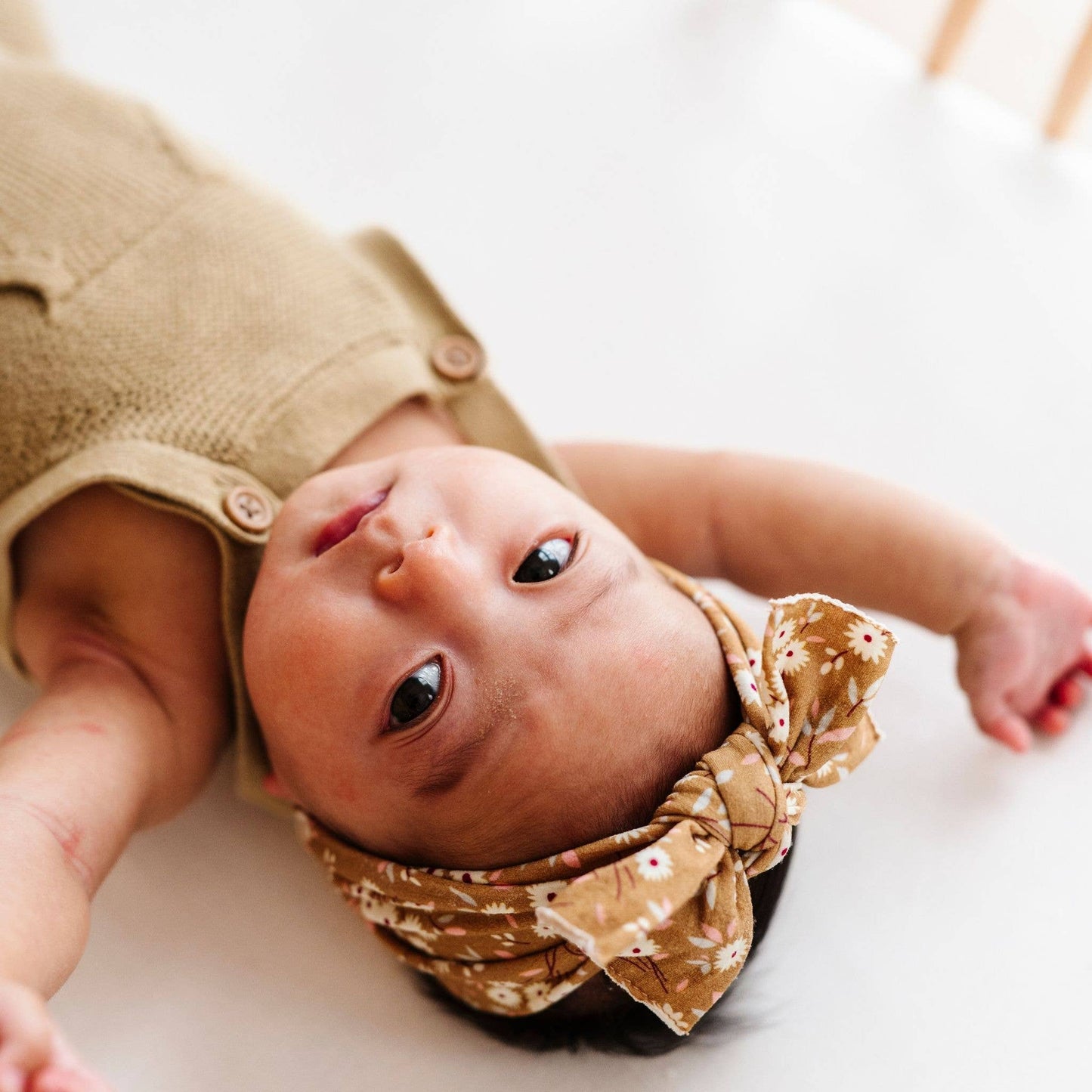 Baby Bling® Printed Knot: Pink Rose