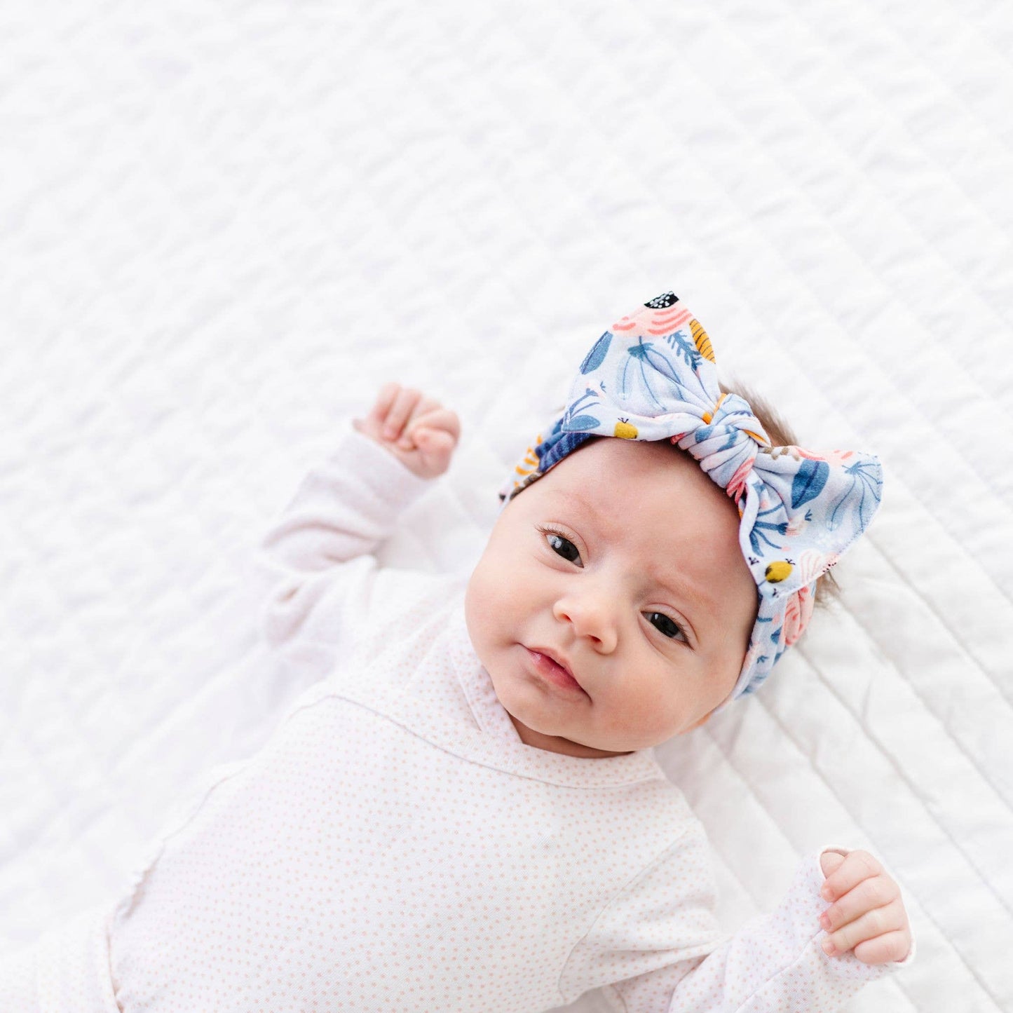 Baby Bling® Printed Knot: Pink Rose