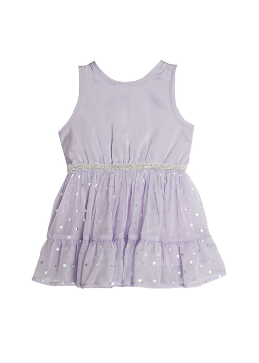 Lavender Dreams Star Sleeveless Dress