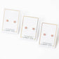 Alli Pink Screwback Stud Earrings