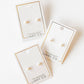 Payton Pearl White 5mm Screwback Stud Earrings