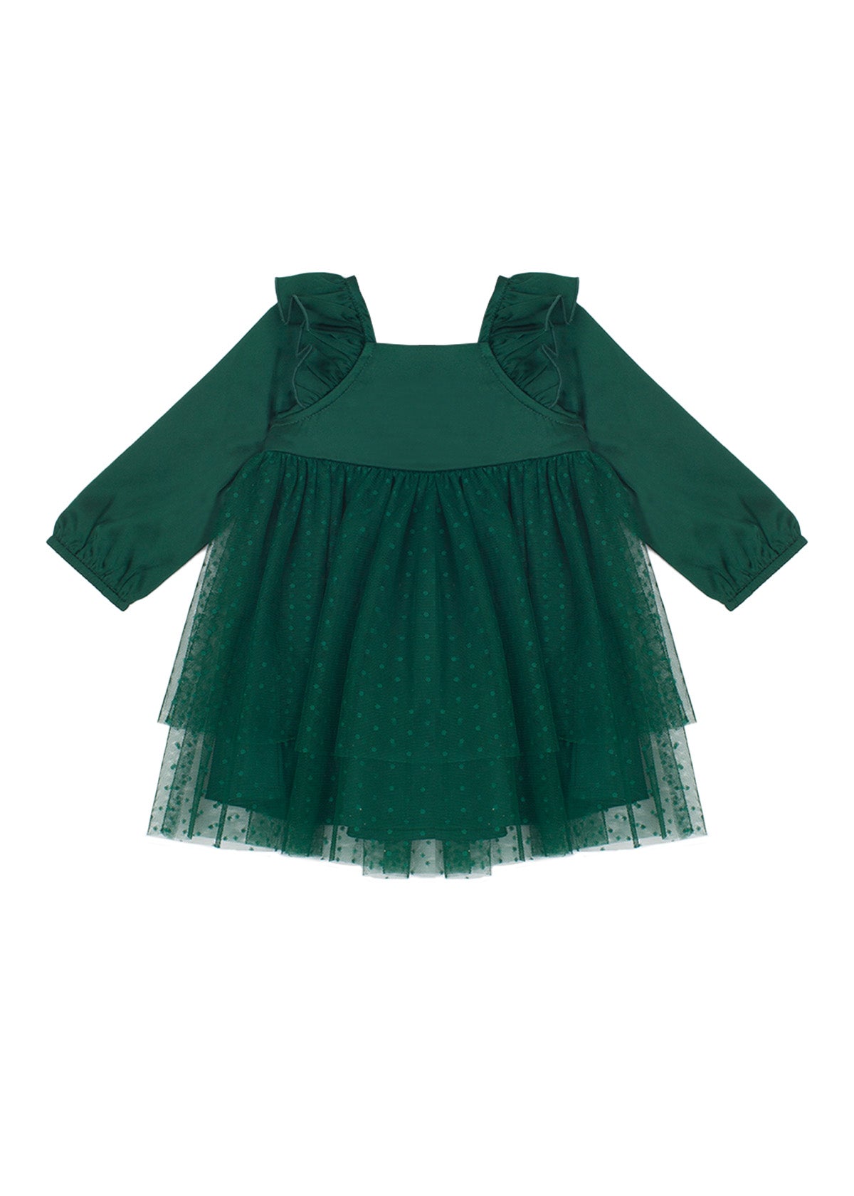 Mistletoe Green Dress (little sister)