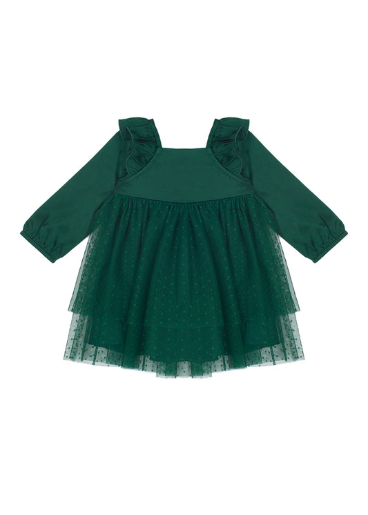 Mistletoe Green Dress (little sister)