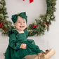 Mistletoe Green Dress (little sister)