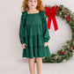 Mistletoe Green Dress (big sister)