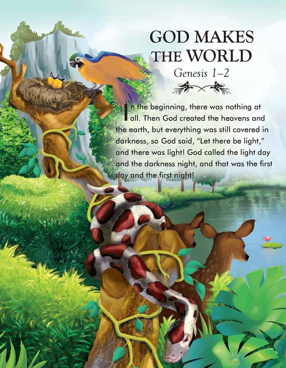 The Complete Illustrated Children's Bible: Hardcover / English