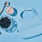 Magnetic Silicone Bib - Blueberry Burst