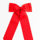 Scalloped Long-tail Bow: Lavender / Medium