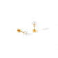 Payton Pearl White 5mm Screwback Stud Earrings