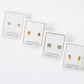 Alli Pink Screwback Stud Earrings