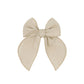 Baby Bling® Belle hair bow clip: Dusty Blue Poppy