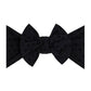 Dusty Blue/White dot Baby Bling® Shabby Dot Knot soft nylon headband: