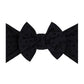 Navy/White Dot: Baby Bling® Shabby Dot Knot soft nylon headband