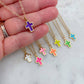 Colorful Cross Necklace, Child size (adjustable)