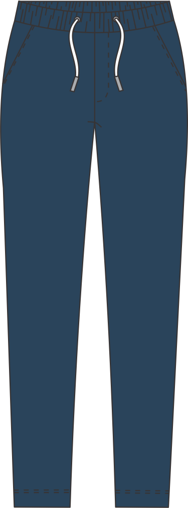 Performance Pull-On Pant- Navy