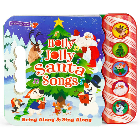 Holly Jolly Santa Songs 5-Button Christmas Sound Book