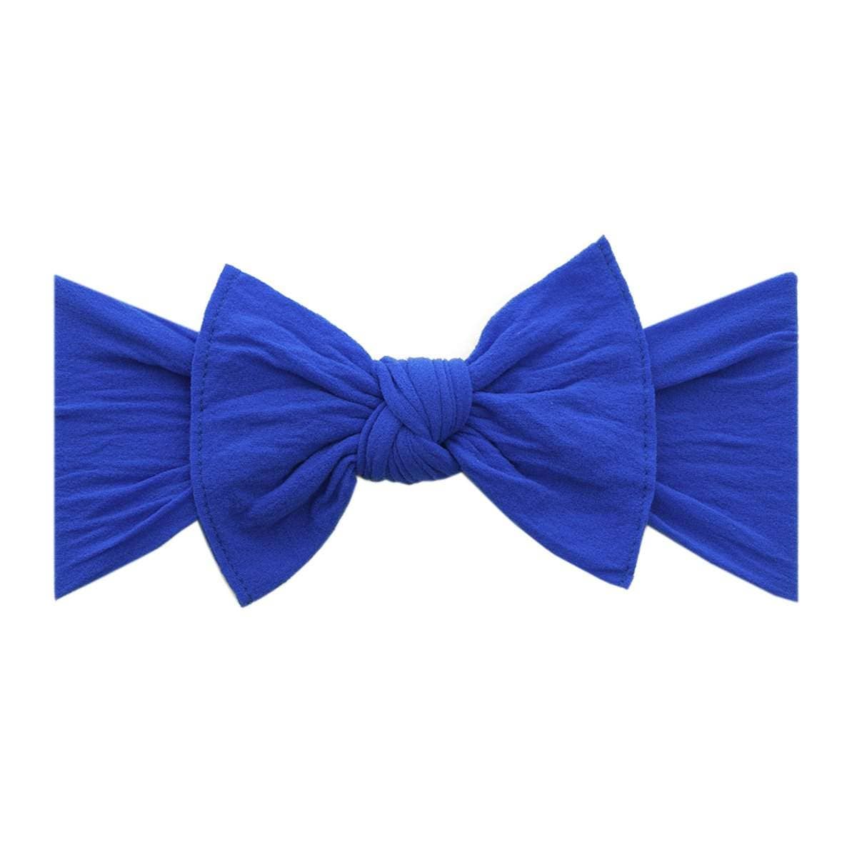 Royal blue Baby Bling® The Original Knot soft nylon headband: