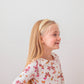 Tapered Chunky Glitter Headband: White